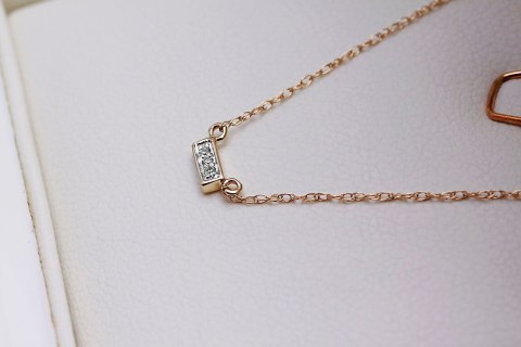 Złoty naszyjnik NZD4761 - Diament Złoty naszyjnik NZD4761 - Diament