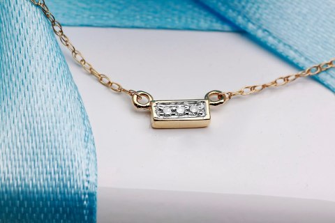 Złoty naszyjnik NZD4761 - Diament Złoty naszyjnik NZD4761 - Diament