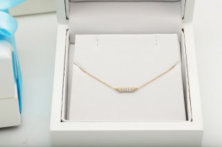Złoty naszyjnik NZD5900 - Diament