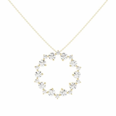 Złoty naszyjnik NZD6263 - Diament Złoty naszyjnik NZD6263 - Diament