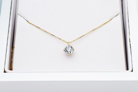 Złoty naszyjnik WZD5500 - Diament Złoty naszyjnik WZD5500 - Diament