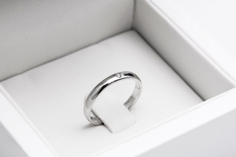 Złota obrączka PBD4790 - Diament Złota obrączka PBD4790 - Diament