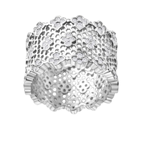 Srebrny pierścionek PCS6587 - Cyrkonia Srebrny pierścionek PCS6587 - Cyrkonia