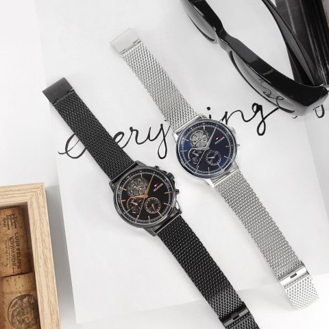 ZEGAREK MĘSKI TOMMY HILFIGER 1710610 (zf112a) + BOX ZEGAREK MĘSKI TOMMY HILFIGER 1710610 (zf112a) + BOX